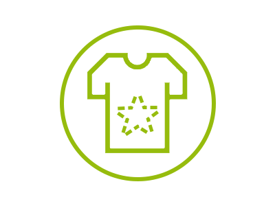 What is a screen printed heat transfer?