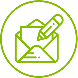 Icone contact par courrier
